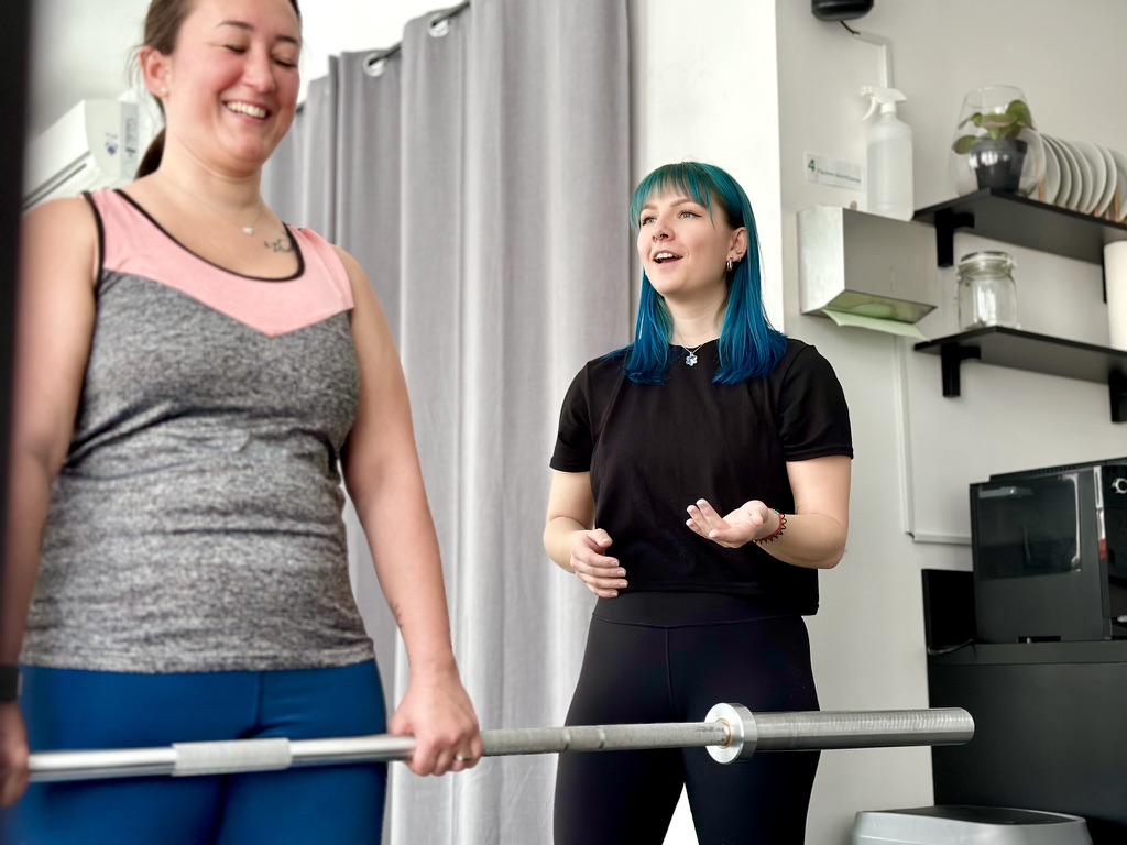 Marie-Therese beim Coaching