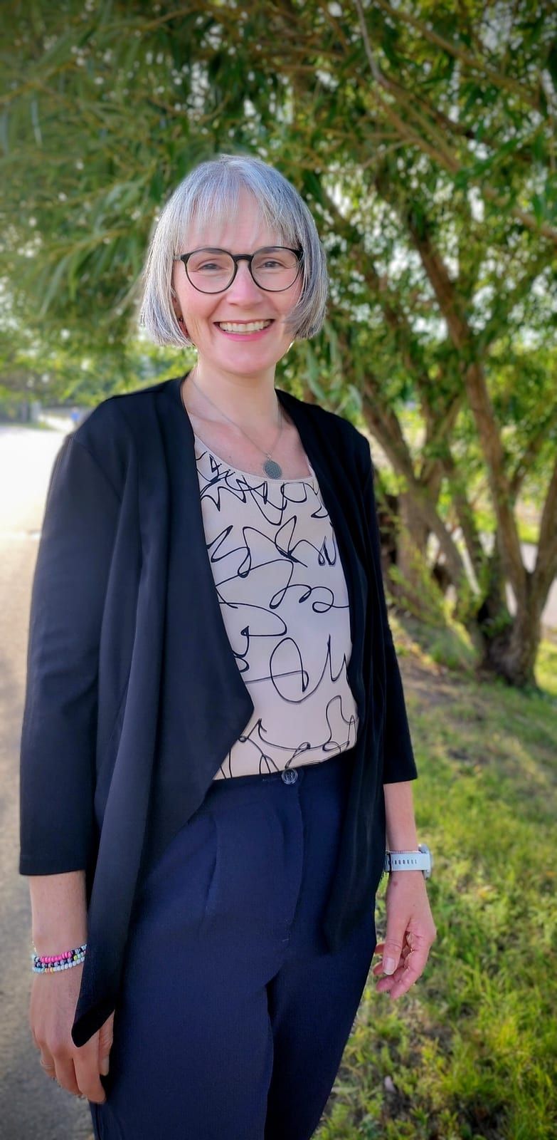 Martina Zauner mit Pferd
